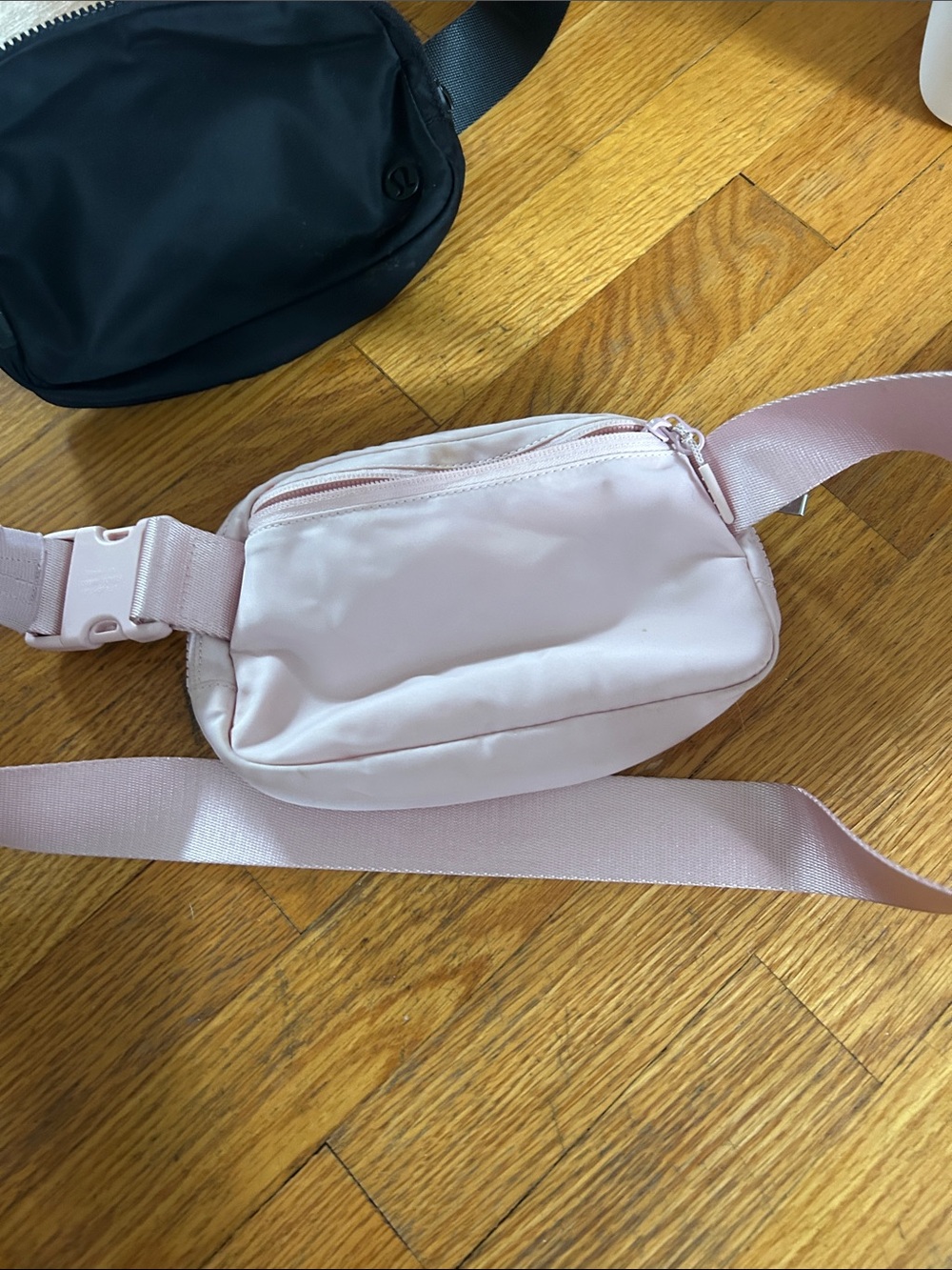 lululemon athletica Pink and Black Crossbody Belt Bags - Picture 4 of 5